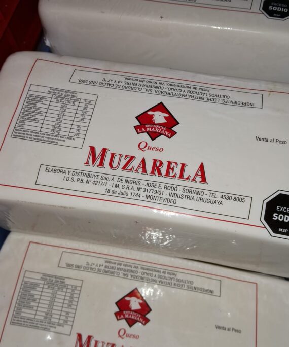 Queso Muzarela Estancia La Mariana 4kg